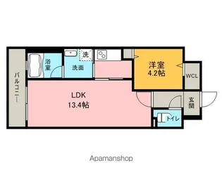 ALATO白壁【10階】の間取り