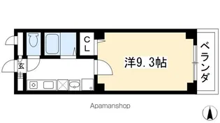 ホーユウコンフォルト西陣【612号室号室】の間取り