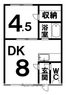 レーベン158【103号室】の間取り