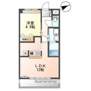 アメニティライフ川島【1階】の間取り