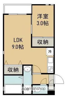 GRANDTIC22【1階】の間取り