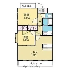 エスペーロ【2階】の間取り