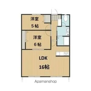 明宝マンション【205P号室】の間取り