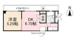 白川ハイツ【4階】の間取り