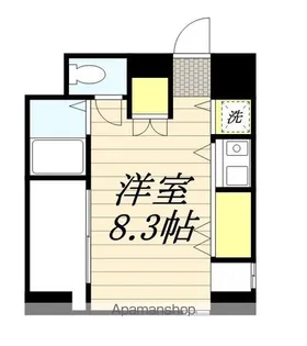 シティパレス天神南【8階】の間取り