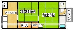 ナカノハイツ【2階】の間取り