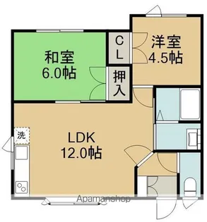 J.SQUARE(ジェイスクエアー)【2階】の間取り