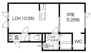 リバティー27【1階】の間取り