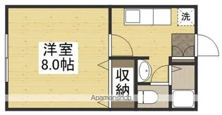 BEE−LINE N B【2階】の間取り