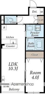 クレストⅡ【1階】の間取り