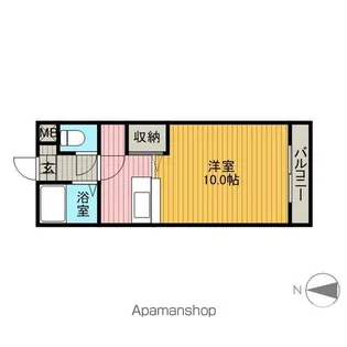 カーサグランデ5【1階】の間取り
