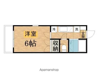 プランドール【201号室】の間取り