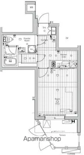 メイクスアート桜木町【1階】の間取り