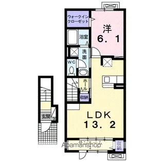 カインドハウスⅢ【2階】の間取り