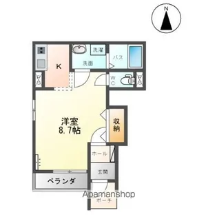 エルシオンⅡ【1階】の間取り