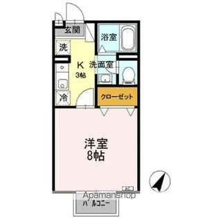 棒屋第3住吉ハイツ【2階】の間取り