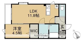 Growth Aoba【1階】の間取り