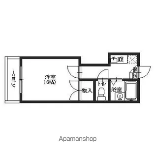 スウィート・バンビ【203号室】の間取り