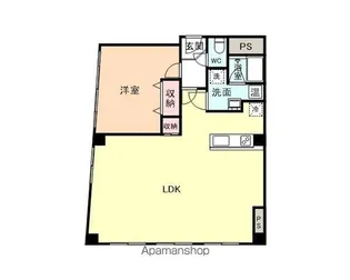 プラドール荒町【302号室】の間取り