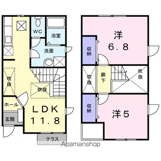 PARTERREⅡ【1階】の間取り