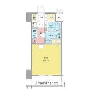 SHOKEN Residence名古屋SOUTH【9階】の間取り