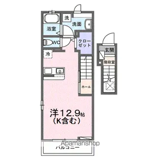 カレントT【2階】の間取り