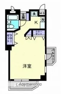 ラフィーネ塩上【5階】の間取り