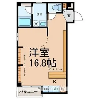 ブローバルコート名西【304号室号室】の間取り