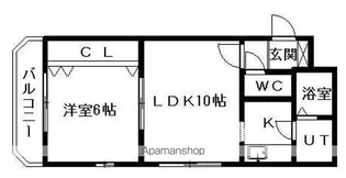ドリーム新琴似【4階】の間取り