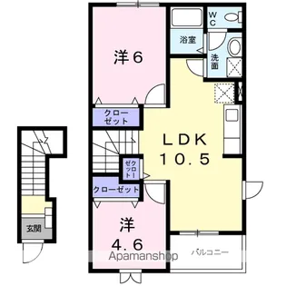 セレッソ・リーオ【2階】の間取り