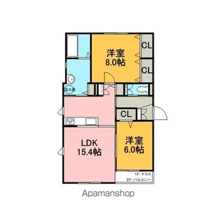 ステビア612【A号室】の間取り