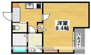 エヌエムキャトフヴァンシス【1FB号室】の間取り