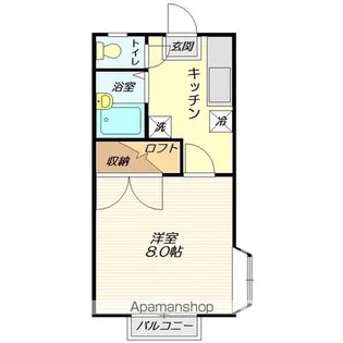 レジデンス沼沢B【201号室】の間取り