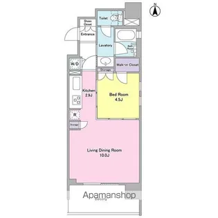 ラクラス目白【11階】の間取り