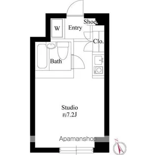 スクエア新井薬師前【3階】の間取り
