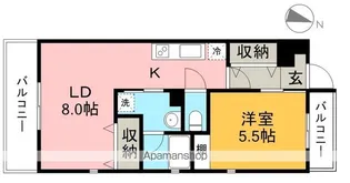 アクセスコート【3階】の間取り