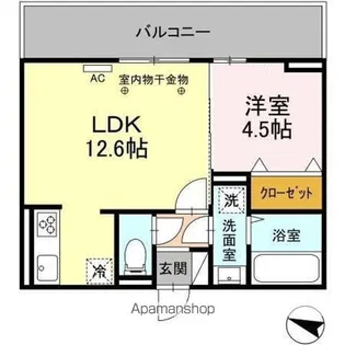 D-ROOM野間大池【3階】の間取り