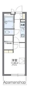 レオパレスプランタンⅡ【108号室】の間取り