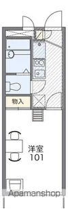 レオパレス花水【2階】の間取り