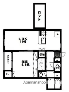 オリゾンG弐番館【1階】の間取り
