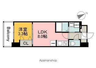S-RESIDENCE広島駅Clarity【10階】の間取り