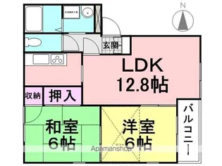 ウインズ園田【2階】の間取り