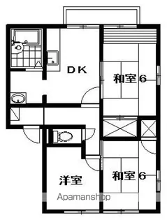 フレグランス桜木【101号室】の間取り