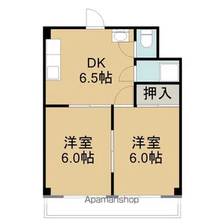 第3岬ビル【3階】の間取り