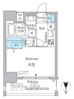 アリエッタNagoya【6階】の間取り
