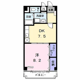 リヴィエール黄金【3階】の間取り