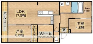 LUMIUS SANARUDAI【3階】の間取り