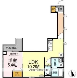 アンジュール高島平I【3階】の間取り