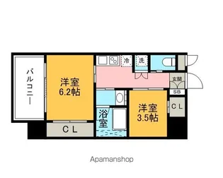 ベネフィス博多南グランスウィート【3階】の間取り