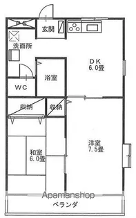 リブメゾン根岸Ⅱ【2階】の間取り